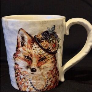 Pier 1 Fox Mug Fox Coffee Cup
Mug IRONSTONE